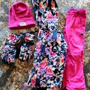 EUC Burton Girls Set Small